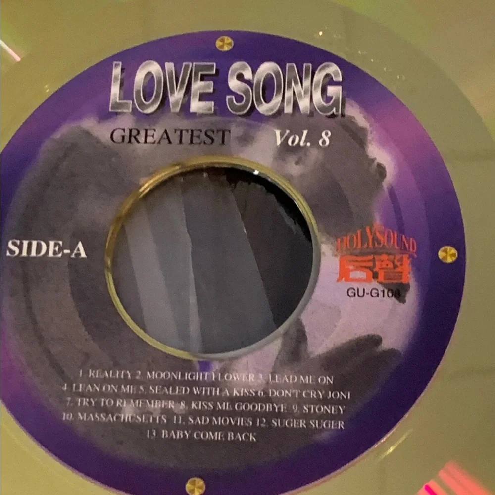 Love Song Vol 8 LaserDisc Blue and‎ White